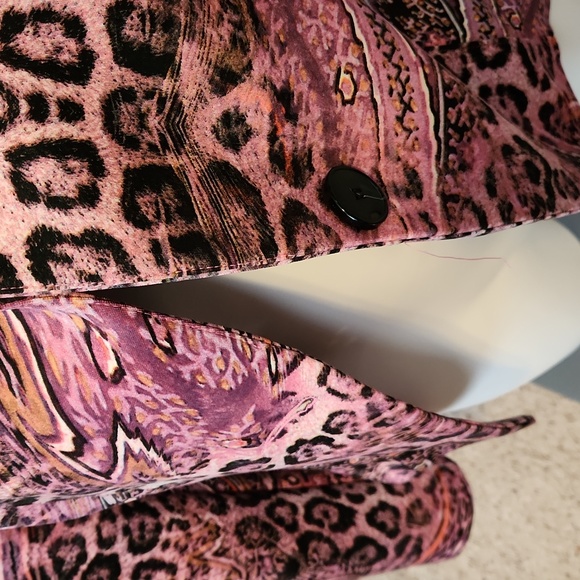 Scapa Lauren Perre Pink Multi-colored Blazer Jacket Sz MD - Picture 3 of 6